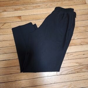 𝅺women's Black High-Waisted Pockets Dress Pants